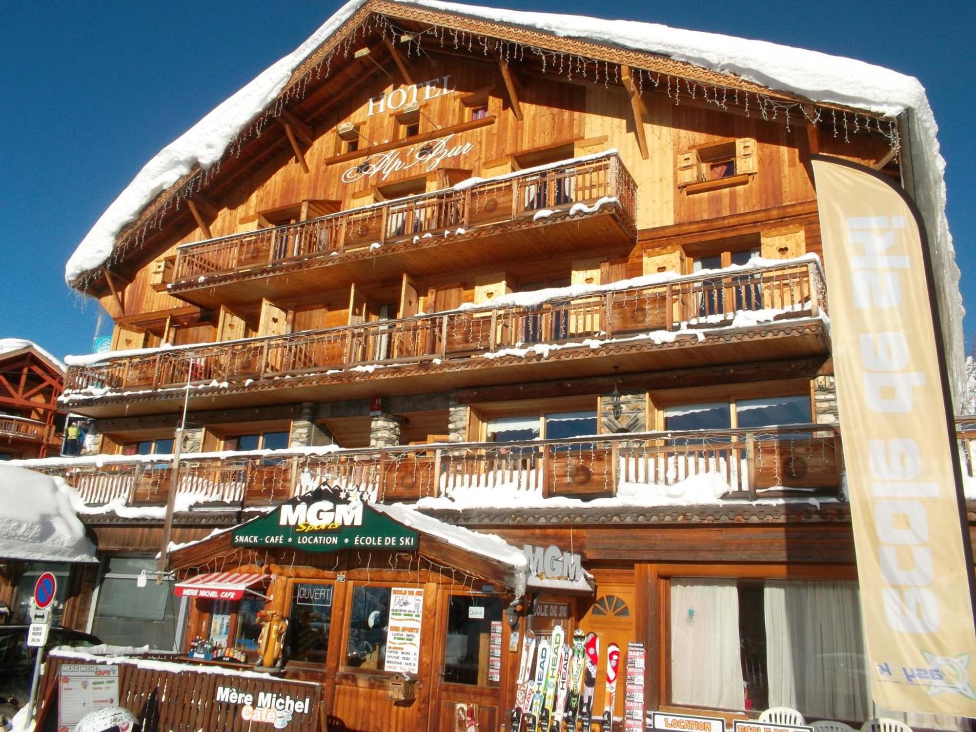 Hotel Alp'Azur Alpe d'Huez Exterior foto